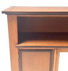 Art Deco Modernist Four-Door Bookcase, 1920s